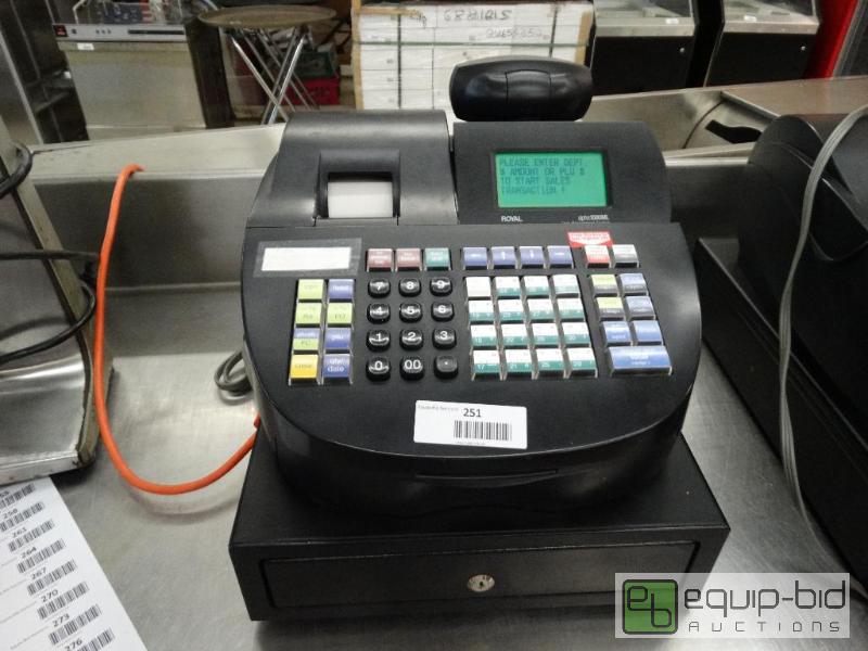 Royal Alpha 1000 ML Cash Register System No... North Wichita Warehouse Equipment Liquidation