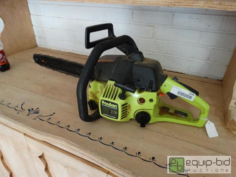 lot 2246 image: Poulan&nbsp2150- 16 chainsaw....