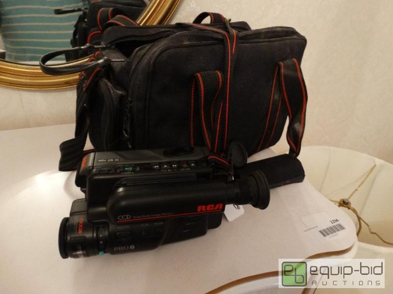 lot 2297 image: RCA camcorder with bag....