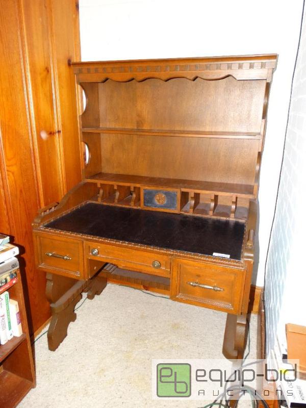 lot 2315 image: Hand made custom built vintage writing desk w...