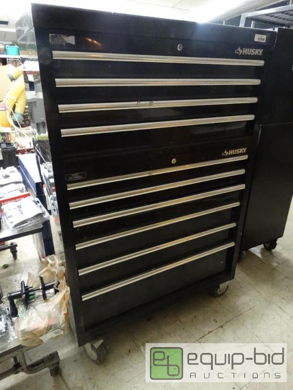 lot 10 image: Husky 6 Drawer Bottom Cabinet On Wheels &amp...