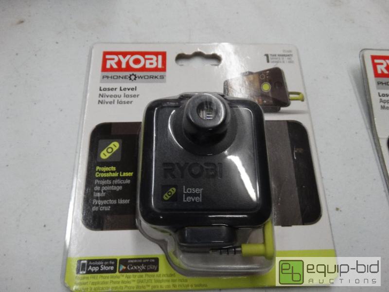 lot 101 image: Ryobi Phone Works Laser Level - New In Packag...