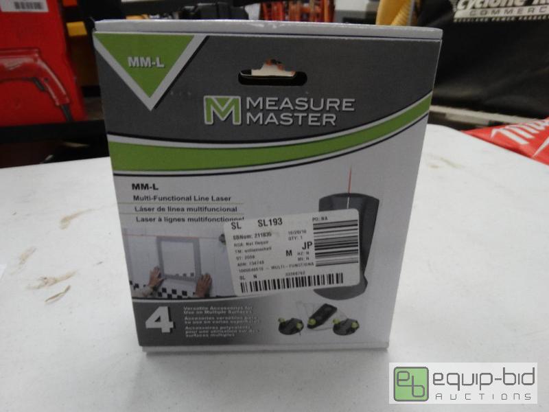 lot 103 image: Measure Master Multi Function Line Laser In B...