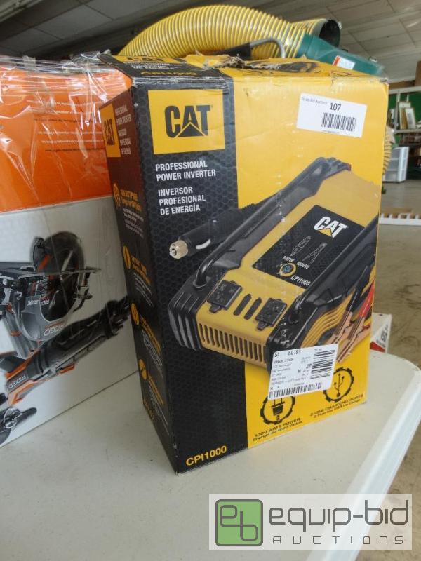 lot 107 image: Cat Pro Power&nbspInverter 1000 Watt In Box....