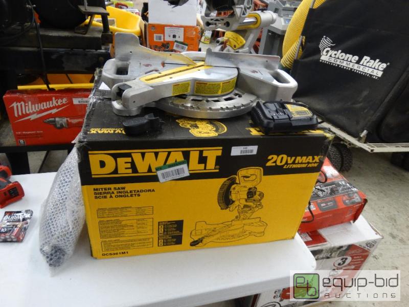 lot 109 image: Dewalt&nbsp20 Volt Max 7-14 Cordless Slidi...