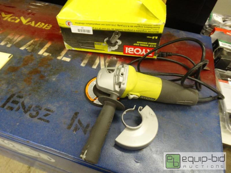 lot 12 image: Ryobi&nbsp4-12 Angle Grinder WWheel....