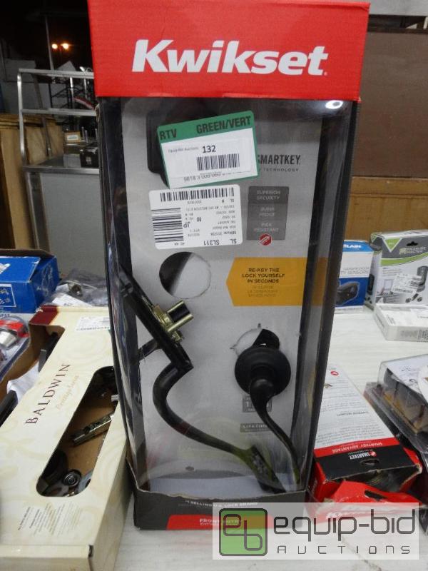 lot 132 image: Kwikset&nbspFront Entry Set WSmart key....