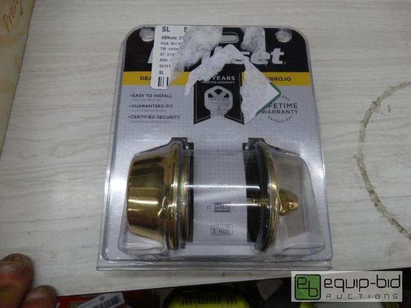 lot 136 image: Kwikset Dead Bolt....