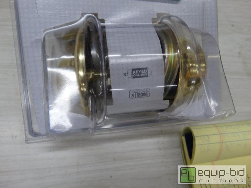 lot 137 image: Kwikset Dead Bolt....