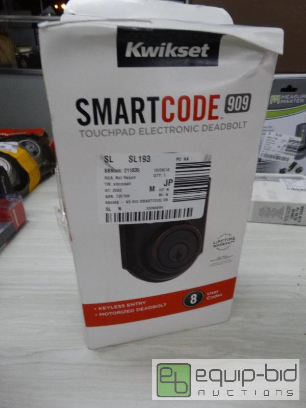 lot 138 image: Kwikset Smart Code Touchpad Electronic Dead B...