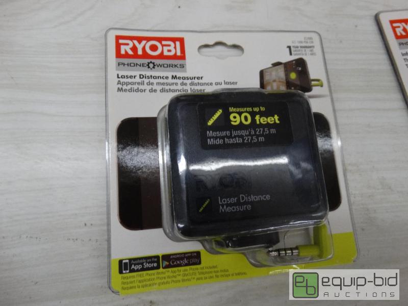 lot 148 image: Ryobi Phone Works Laser Distance Measurer In ...