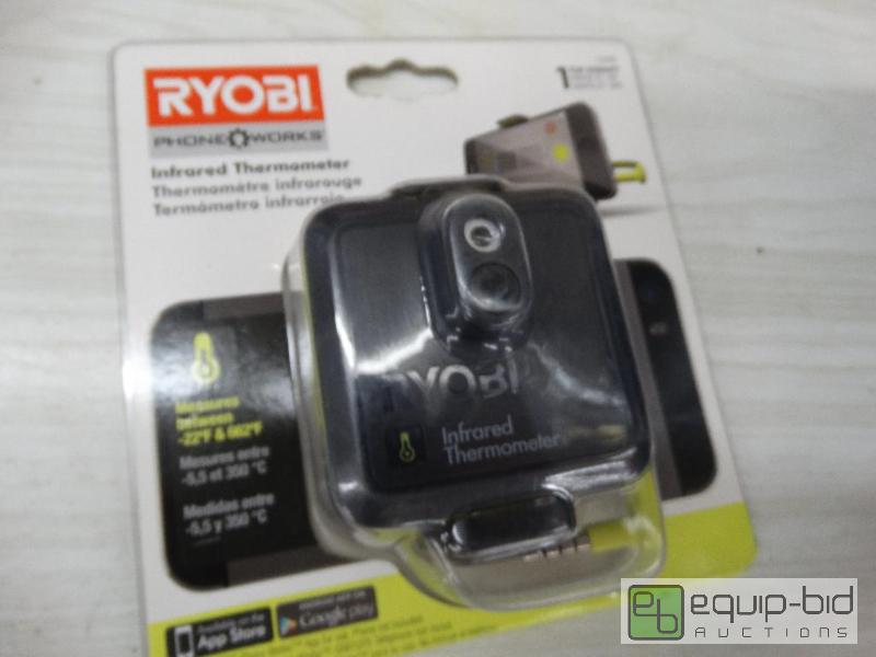 lot 149 image: Ryobi Phone Works Infrared Thermometer in Pac...