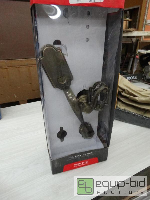 lot 151 image: Kwikset Front Entry Handle set....