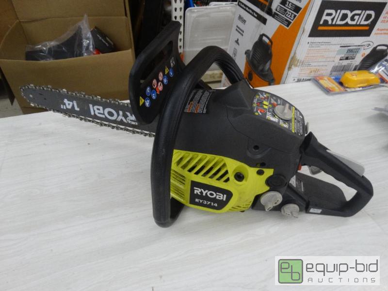 lot 159 image: Ryobi&nbsp14 Gas Chainsaw - No Pull Cord....