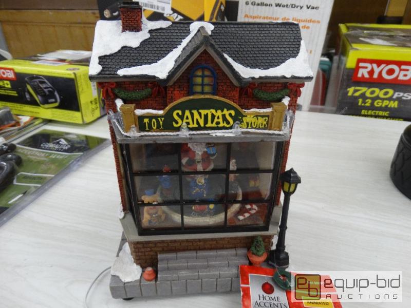 lot 180 image: 9.5 LED Santa Toy Store....