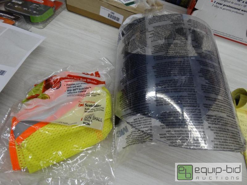 lot 192 image: Safety Face Guard, Hard Hat Sun Shade....