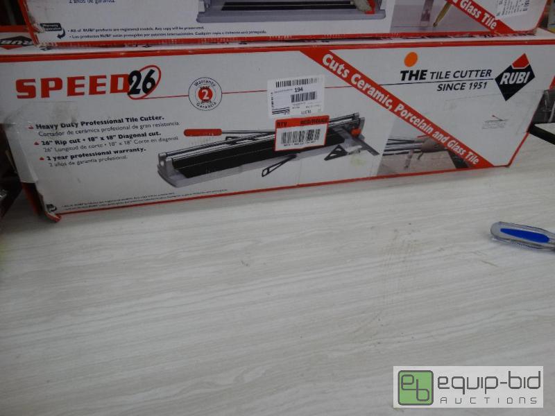 lot 194 image: Rubi Speed 26 HD Pro Tile Cutter....