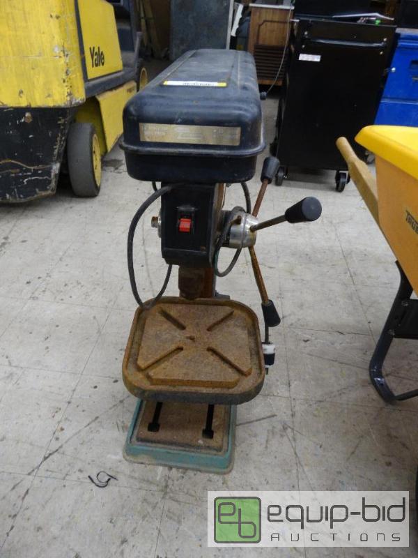 lot 2 image: Dayton 14th Bench Top Drill Press - WORKS....