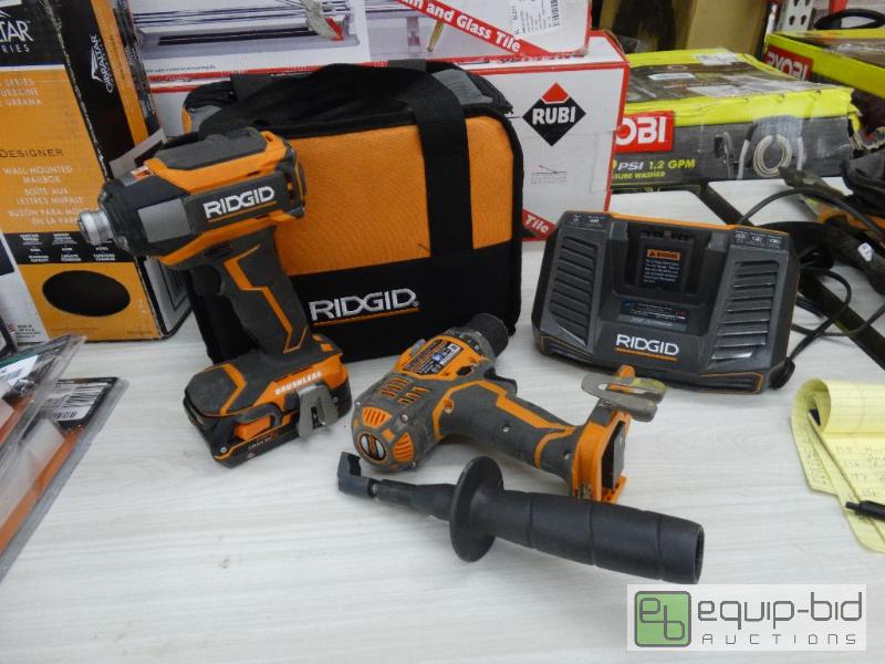 lot 207 image: Ridgid Brush Less Impact DriverFuego 12 Ha...