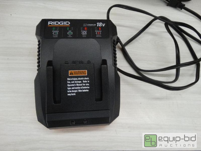 lot 209 image: Ridgid&nbsp18 Volt Charger.&nbsp...