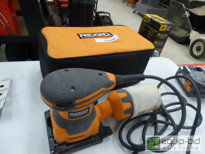 lot 213 image: Ridgid&nbspSander WBag....
