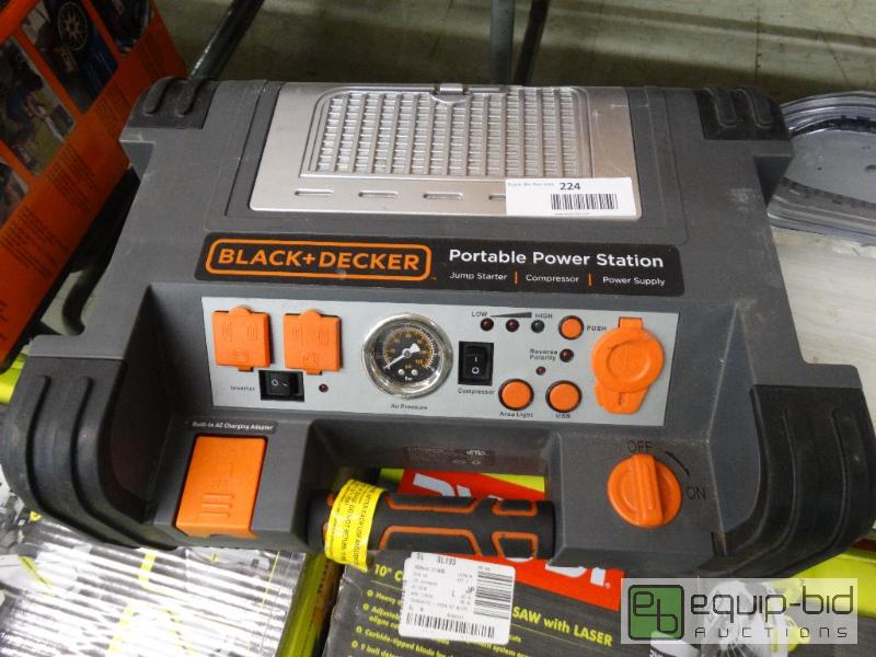 lot 224 image: Black &amp Decker Portable Power Station....