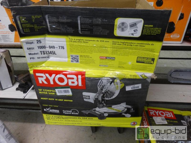 lot 226 image: Ryobi&nbsp10  Compound Miter Saw WLaser In...