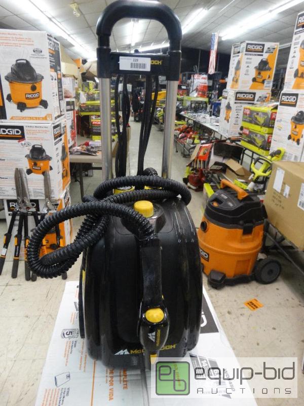lot 229 image: McCulloch Deluxe Canister Steam Cleaner.&nbsp...