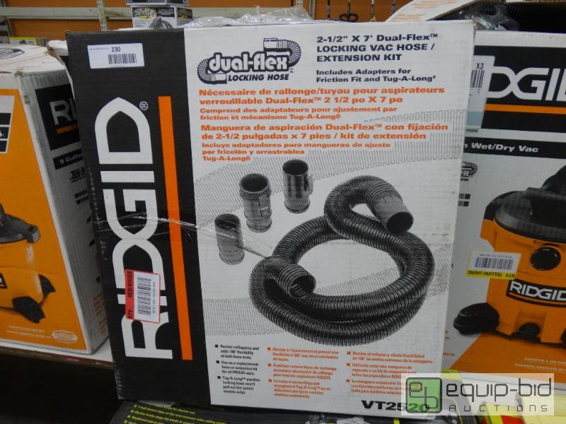 lot 230 image: Ridgid&nbspDual Flex Locking Hose....