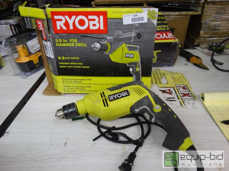 lot 254 image: Ryobi&nbsp58 VSR Hammer Drill....