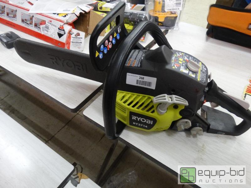 lot 268 image: Ryobi&nbsp14 Gas Chainsaw....