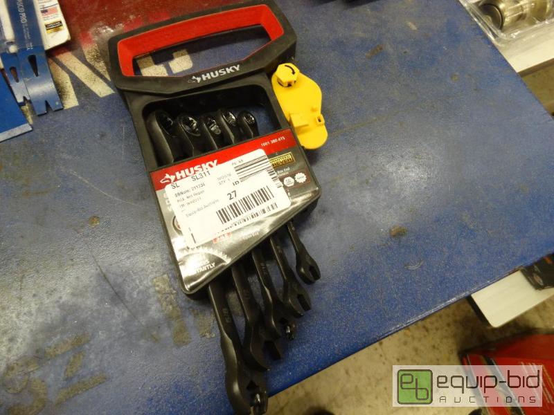 lot 27 image: Husky 5 Pc Wrench Set....