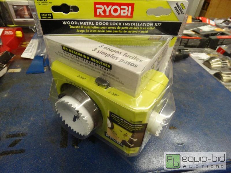 lot 29 image: Ryobi&nbspWoodMetal Door Lock Installation ...