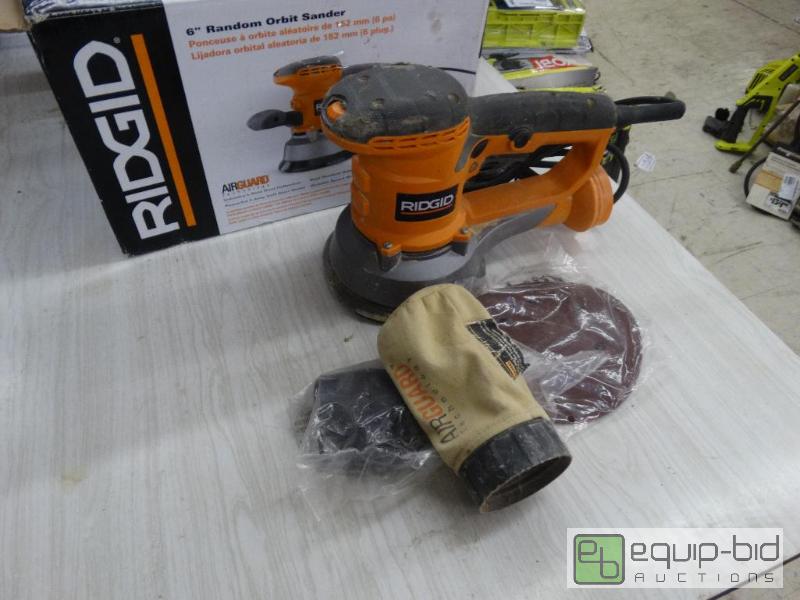 lot 294 image: Ridgid 6 Random Orbit Sander....