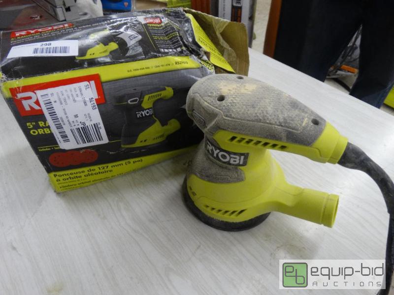 lot 298 image: Ryobi&nbsp5 Random Orbit Sander....