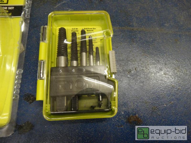 lot 30 image: Ryobi Spiral Screw Extractor Set In Package....