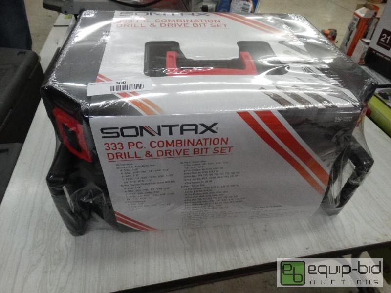 lot 300 image: Sontax&nbsp333 Pc Combination Drill &amp Dr...