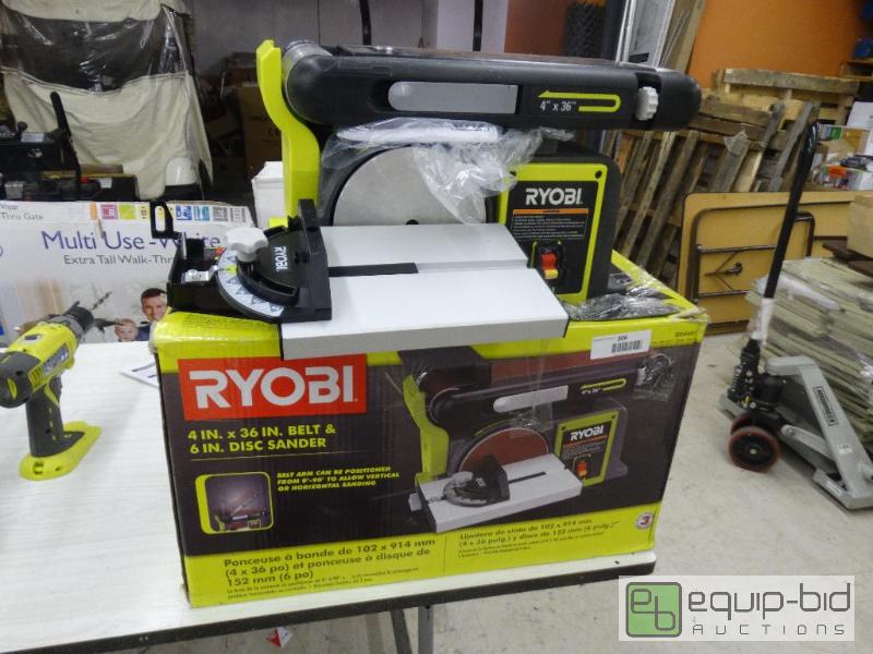 lot 306 image: Ryobi&nbsp4 x 36 Belt &amp 6 Disc sander...