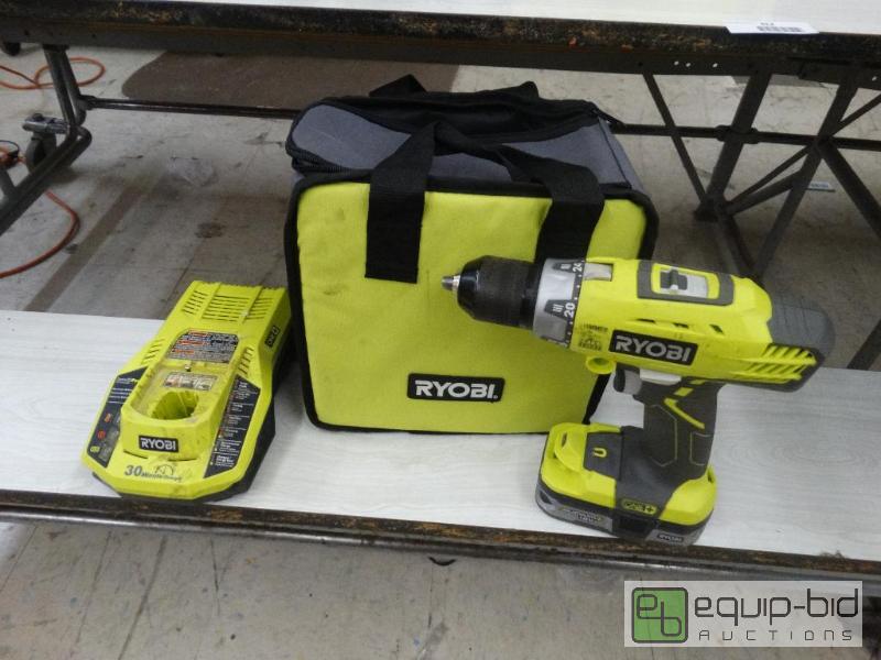 lot 312 image: Ryobi&nbsp12 Drill 18 Volt WBatteryCharg...