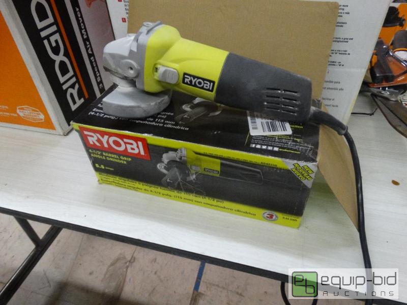 lot 317 image: Ryobi&nbsp4 12 Angle Grinder....