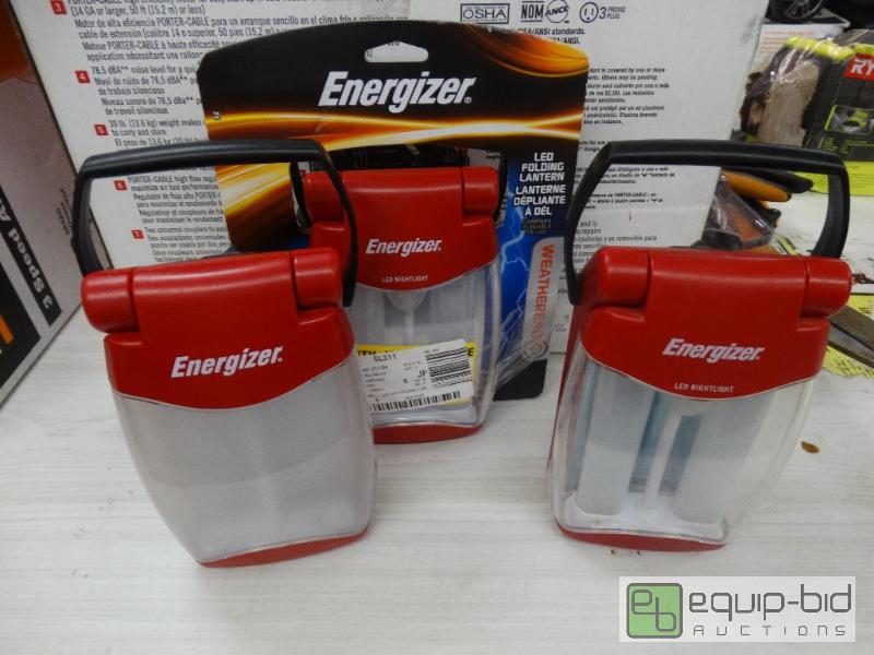lot 321 image: 3 Energizer LED Lanterns....