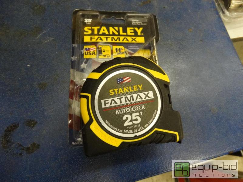 lot 33 image: Stanley Fat Max Auto Lock 25 Foot Tape Measur...