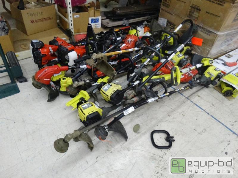 lot 331 image: Large Lot Over 20 Various Weed Trimmers - Unt...