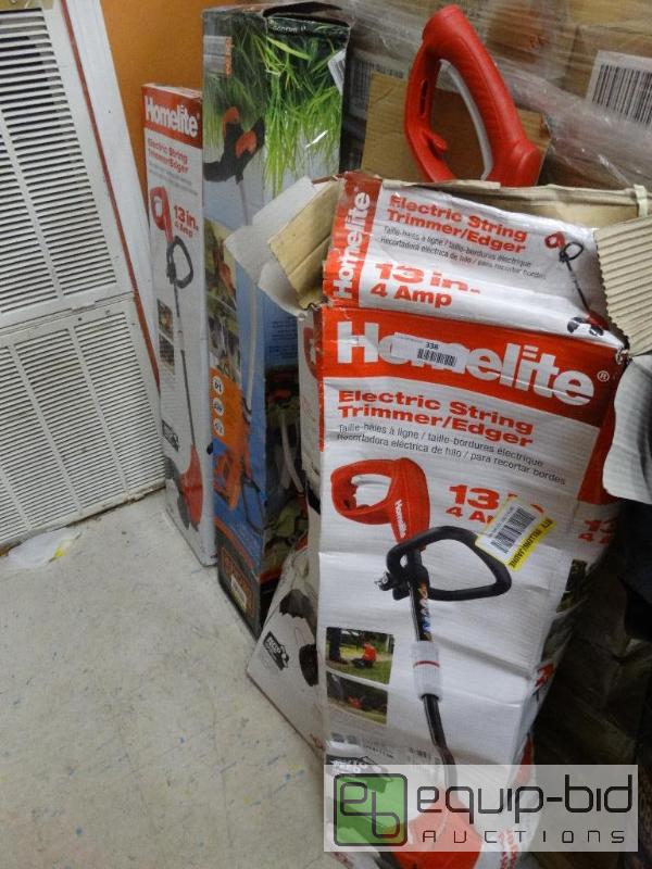 lot 338 image: 4 Various Electric Weed Trimmers....