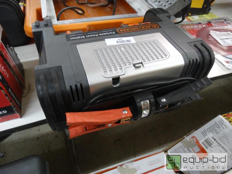 lot 349 image: Black &amp Decker Portable Power Station....