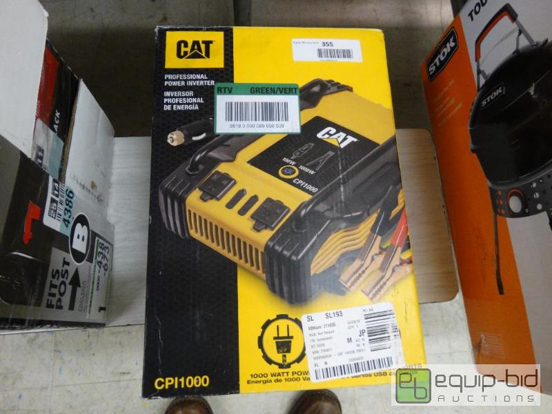 lot 355 image: Cat Pro 1000 Watt Power Inverter....
