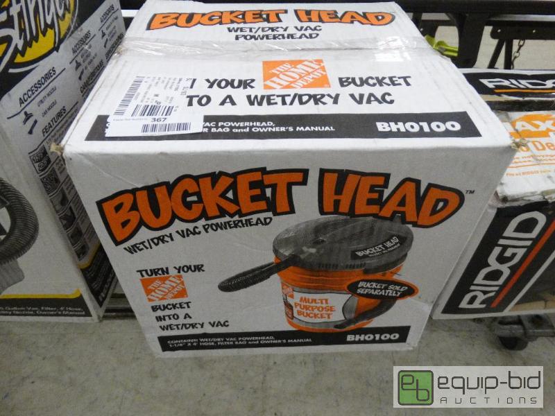 lot 367 image: Bucket Head WetDry Vac Power Head....
