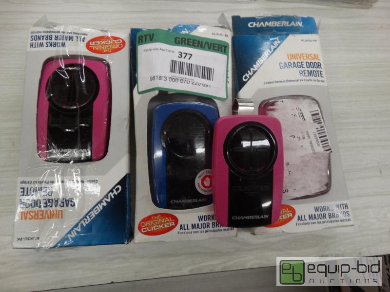 lot 377 image: 4 Universal Gargae&nbspDoor Openers....