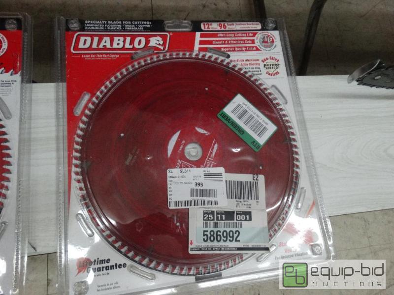 lot 393 image: Diablo 12 96 Teeth Saw Blade....