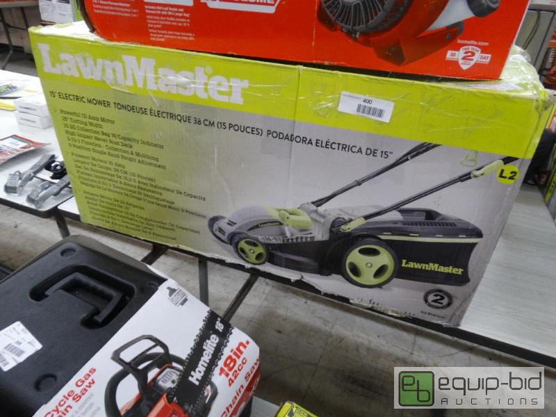lot 400 image: Lawn Master 15 Electric Lawn Mower....